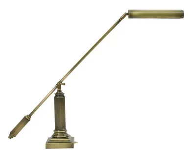 House of Troy Grand Piano One Light Piano/Desk Lamp in Antique Brass – P10-191-71