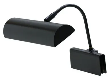 House of Troy Grand Piano One Light Piano Lamp in Black – GPH10-BLK