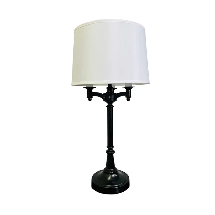 House of Troy L850-BLK Lancaster Six-Way Table Lamps