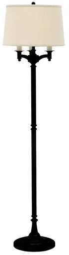 House of Troy Lancaster Four Light Floor Lamp in Black – L800-BLK
