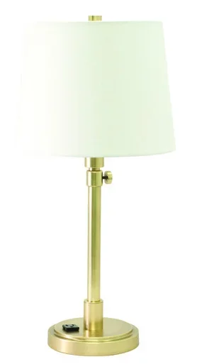 House of Troy Townhouse One Light Table Lamp in Raw Brass – TH751-RB