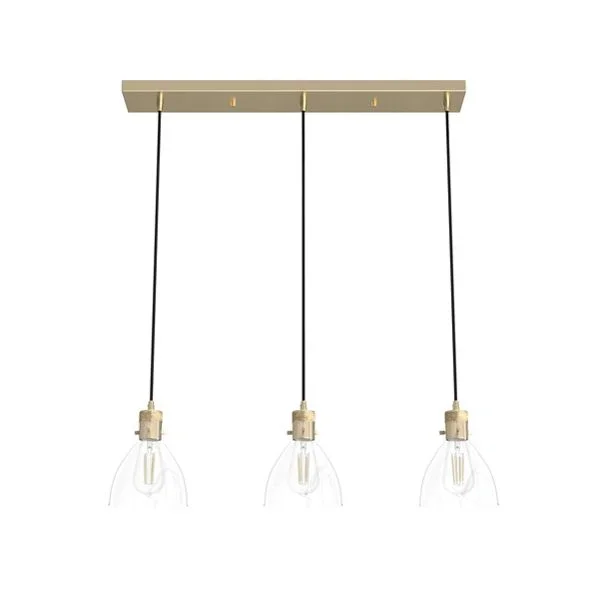 Hunter Lighting 1930-HL Van Nuys 3 Light Linear Cluster
