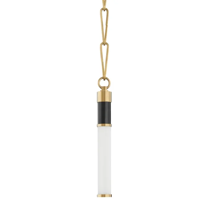 Huntington 1-Light Pendant in Aged Old Bronze 2.25L x 2.25W x 17.75H7010-AOB