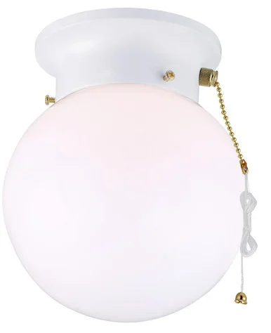 Icl9Whw One Light Flush Mount (ICL9WHW)