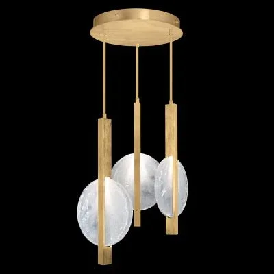 Ivey Lake Pendant – Rubbed Bronze – Etched White Glass – 15in. Diameter – E26 Medium Base