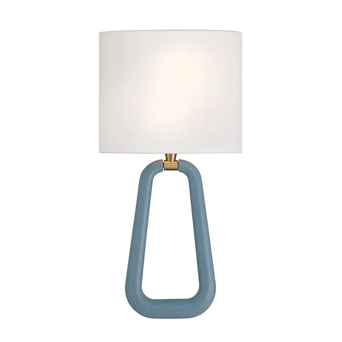 Jori 2 Light Aged Brass + Blue Sconce Silk Shade 10″W x 19.75″H x 4″DJOR-7352-AG-BL