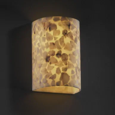 Justice Designs Alabaster Rocks Two Light Wall Sconce – ALR-0945