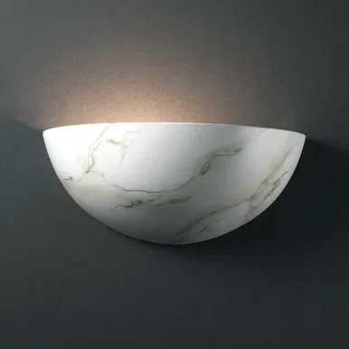 Justice Designs Ambiance Lantern in Carrara Marble – CER-1300-STOC