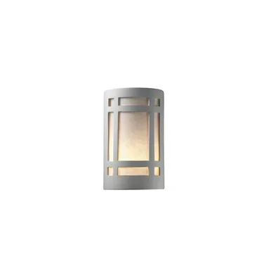 Justice Designs Ambiance LED Lantern in Bisque – CER-7485W-BIS-LED1-1000