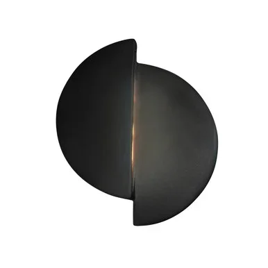 Justice Designs Ambiance LED Wall Sconce in Carbon – Matte Black – CER-5675-CRB