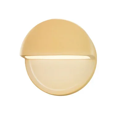 Justice Designs Ambiance LED Wall Sconce in Muted Yellow – CER-5610-MYLW