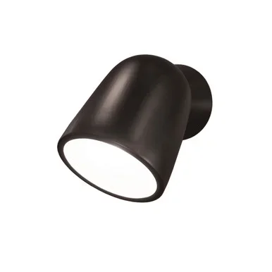 Justice Designs Ambiance One Light Wall Sconce in Carbon – Matte Black – CER-3770-CRB