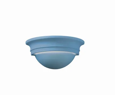 Justice Designs Ambiance One Light Wall Sconce in Sky Blue – CER-1015-SKBL