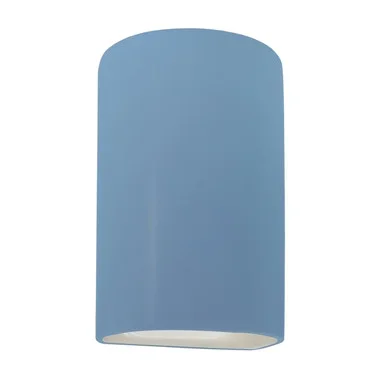 Justice Designs Ambiance One Light Wall Sconce in Sky Blue – CER-5945-SKBL