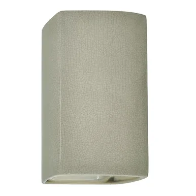 Justice Designs Ambiance Wall Sconce in Celadon Green Crackle – CER-5950-CKC