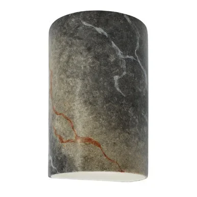 Justice Designs Ambiance Wall Sconce in Slate Marble – CER-5260-STOS