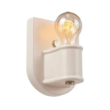Justice Designs American Classics One Light Wall Sconce in Matte White – CER-7031-MAT-NCKL