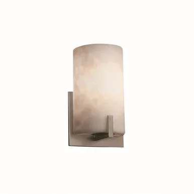 Justice Designs Clouds One Light Wall Sconce in Brushed Nickel – CLD-5531-NCKL