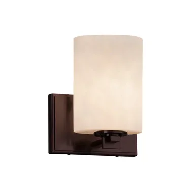 Justice Designs Clouds One Light Wall Sconce in Dark Bronze – CLD-8441-10-DBRZ