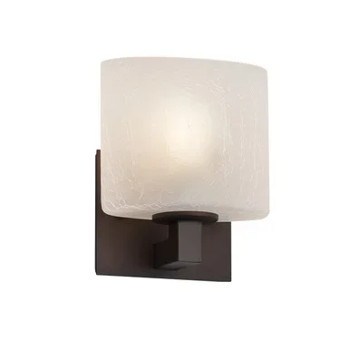 Justice Designs Fusion LED Wall Sconce in Dark Bronze – FSN-8931-30-FRCR-DBRZ-LED1-700