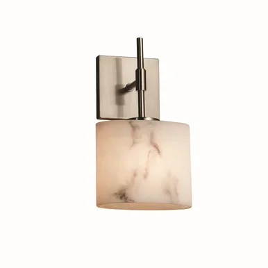 Justice Designs LumenAria One Light Wall Sconce in Brushed Nickel – FAL-8417-30-NCKL