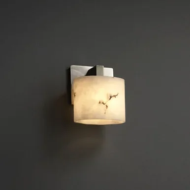 Justice Designs LumenAria One Light Wall Sconce in Brushed Nickel – FAL-8931-30-NCKL