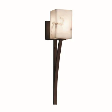 Justice Designs LumenAria One Light Wall Sconce in Dark Bronze – FAL-8791-15-DBRZ