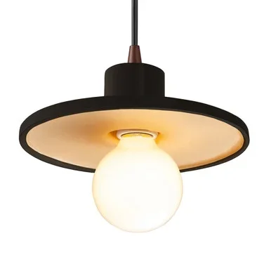 Justice Designs Radiance One Light Pendant in Carbon Matte Black with Champagne Gold – CER-6325-CBGD-DBRZ-BKCD