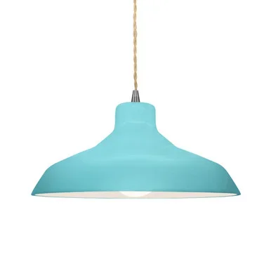 Justice Designs Radiance One Light Pendant in Reflecting Pool – CER-6263-RFPL-NCKL-BEIG-TWST