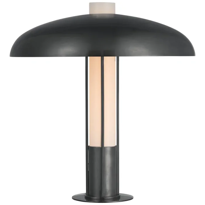 Kelly Wearstler Troye Medium Table Lamp in Bronze with Bronze Shade W18″ x H19″KW 3420BZ-BZ