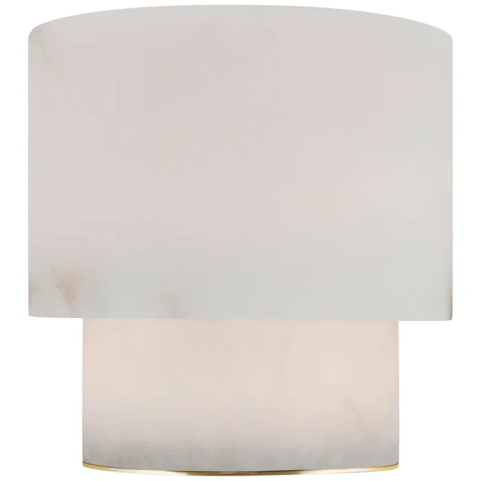 Kelly Wearstler Una Small Table Lamp in Alabaster W12.5″ x H12.75″KW 3901ALB
