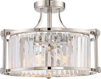 Krys Three Light Semi Flush Mount (60-5763)