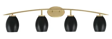 Kurve Four Light Bath Bar (3724-NAB-426-MB)