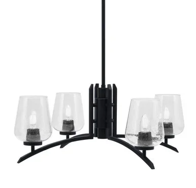 Kurve Four Light Chandelier (3704-MB-210)
