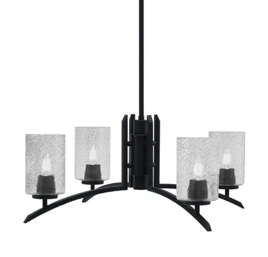 Kurve Four Light Chandelier (3704-MB-3002)