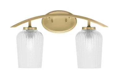 Kurve Two Light Bath Bar (3722-NAB-4250)