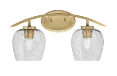 Kurve Two Light Bath Bar (3722-NAB-4812)