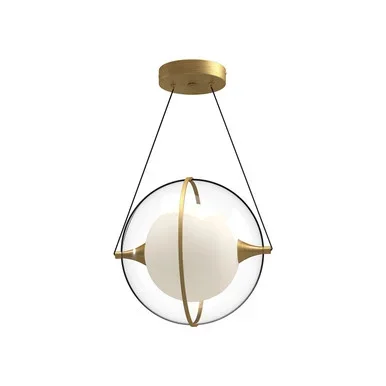 Kuzco Lighting Aries LED Pendant in Brushed Gold – PD76712-BG