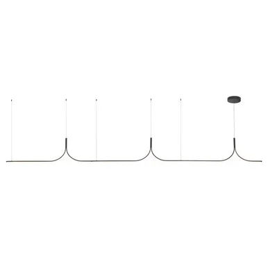 Kuzco Lighting Thread LED Linear Pendant in Black – LP17915-BK-UNV-010