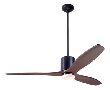 LeatherLuxe DC 54″Ceiling Fan (LLX-DBBK-54-MG-271-RC)