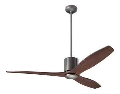 LeatherLuxe DC 54″Ceiling Fan (LLX-GTGY-54-MG-NL-RC)