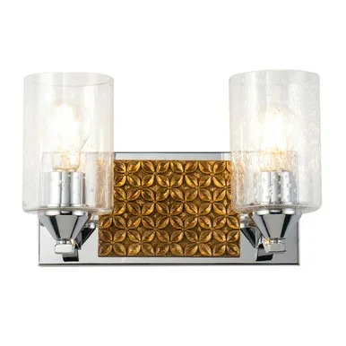 Lucas + McKearn Arcadia Two Light Vanity in Polished Chrome – BB90587PC-2B2G