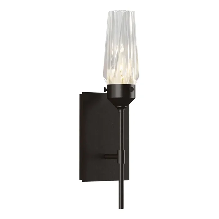 Luma Sconce 1-Light Crystal in Oil Rubbed Bronze203335-SKT-14-CR