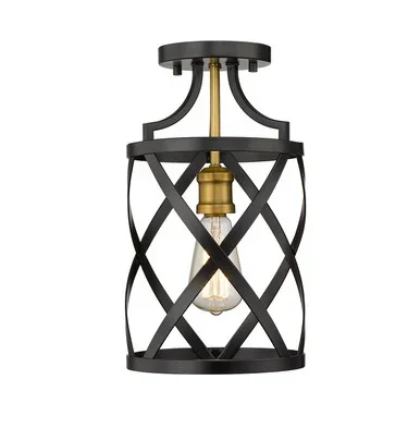 Malcalester One Light Flush Mount (481F1-MB-OBR)