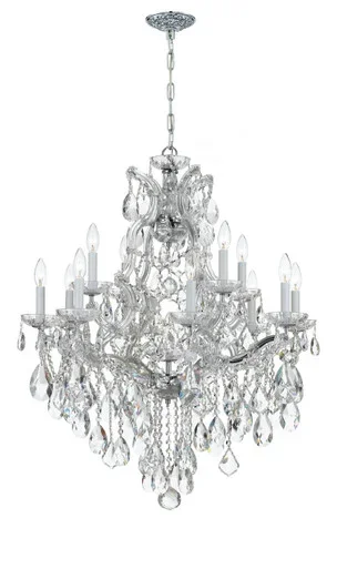 Maria Theresa 13 Light Chandelier (4413-CH-CL-SAQ)