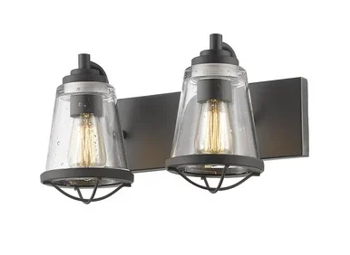 Mariner Two Light Vanity (444-2V-BRZ)