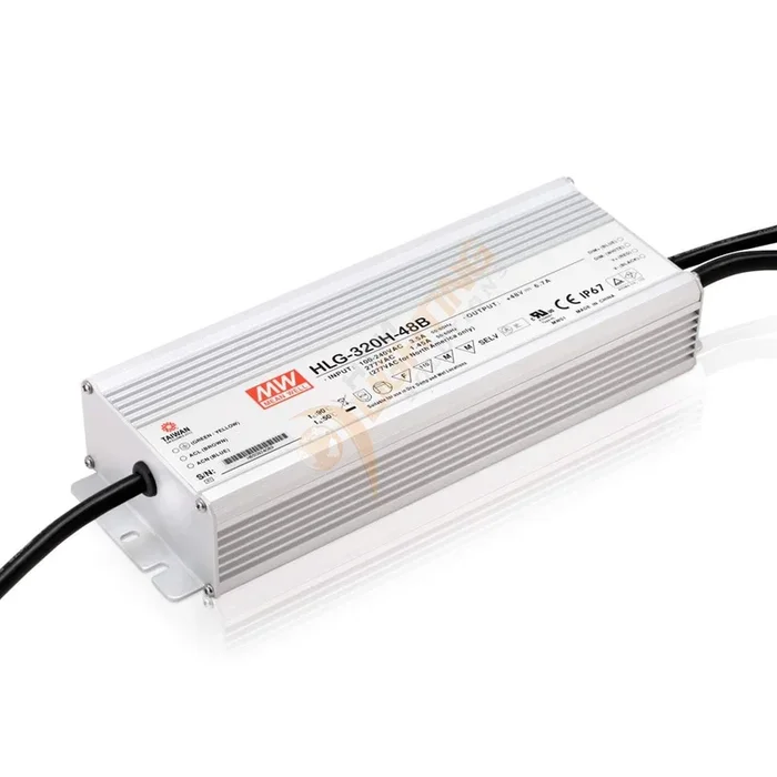 Mean Well 320W LED Driver – 48V DC – B Type Dimming Function – HLG-320H series