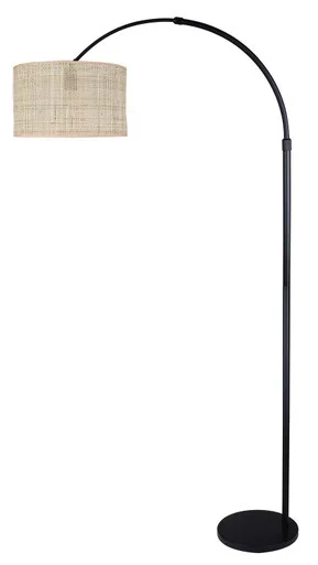 Merritt One Light Floor Lamp (IFL2136B82BK)