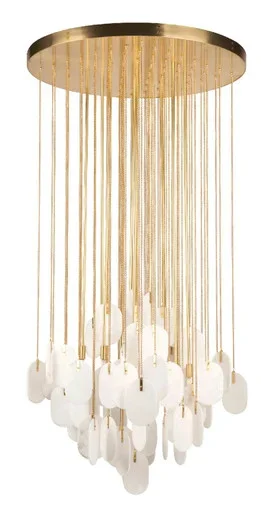 Metropolitan Constaledo Eight Light Pendant in Brass – N9621