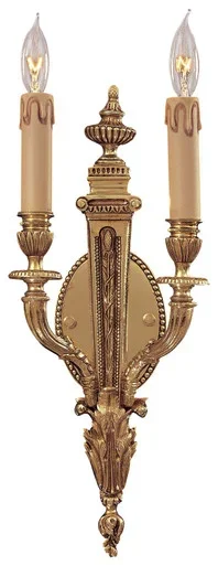 Metropolitan Metropolitan Two Light Wall Sconce in Renaissance Gold – N9802